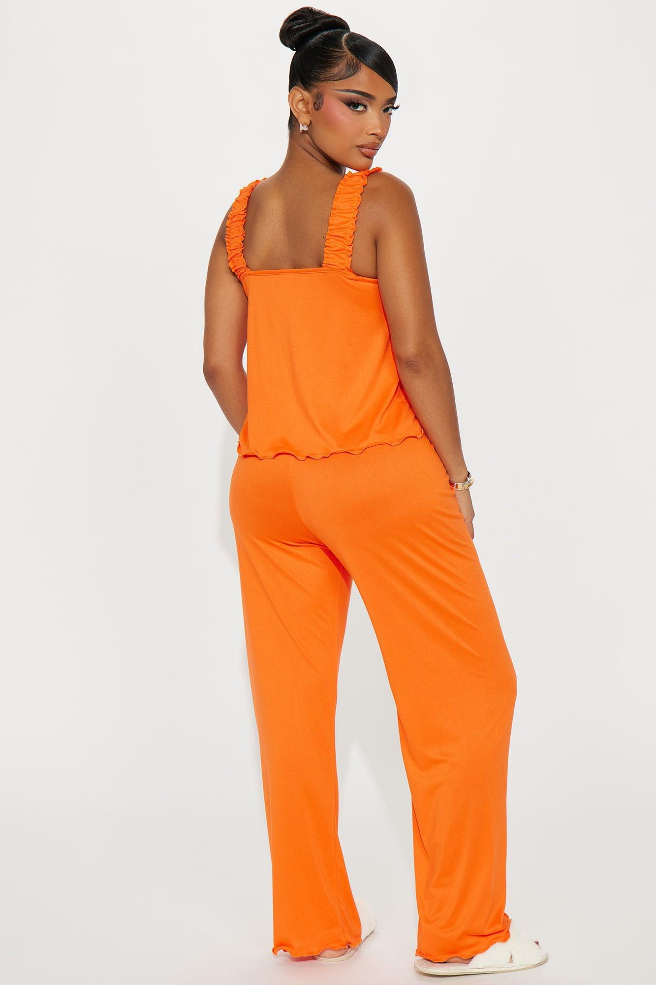 All A Dream PJ Pant Set - Orange Product Image
