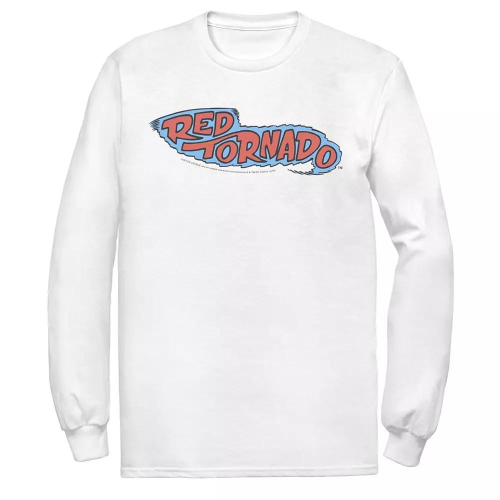 Men's DC Comics Red Tornado Text Logo Poster Tee,  Product Image