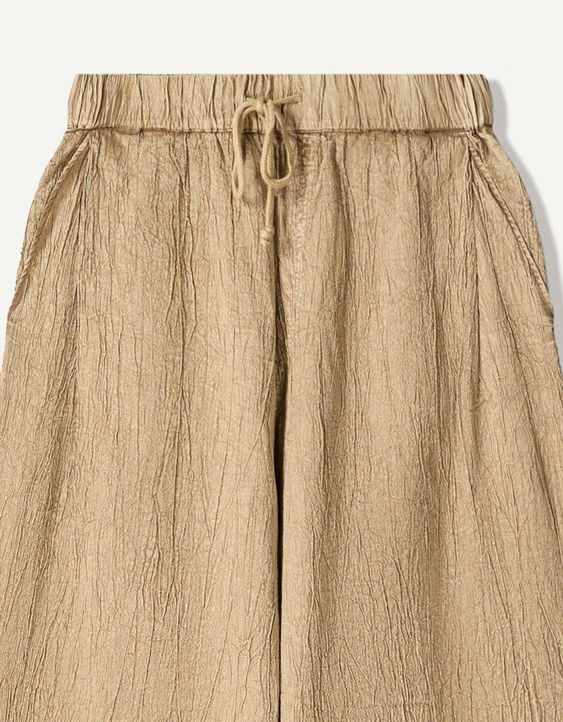 Wide-leg pleated pants Product Image