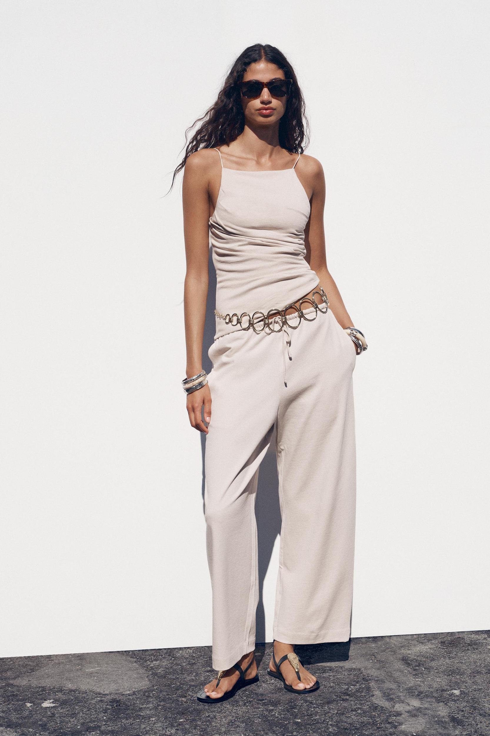 RUCHED STRAP TOP Product Image