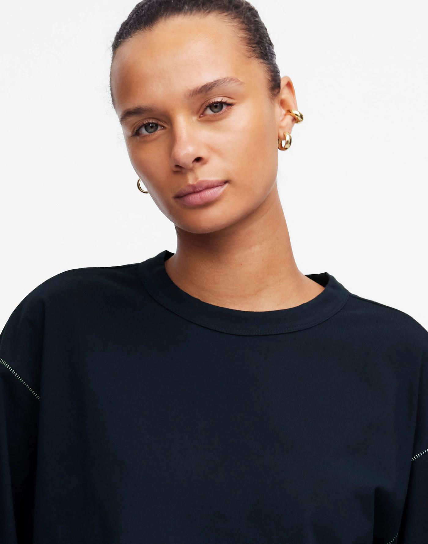 Wide-Sleeve Boxy Tee Product Image