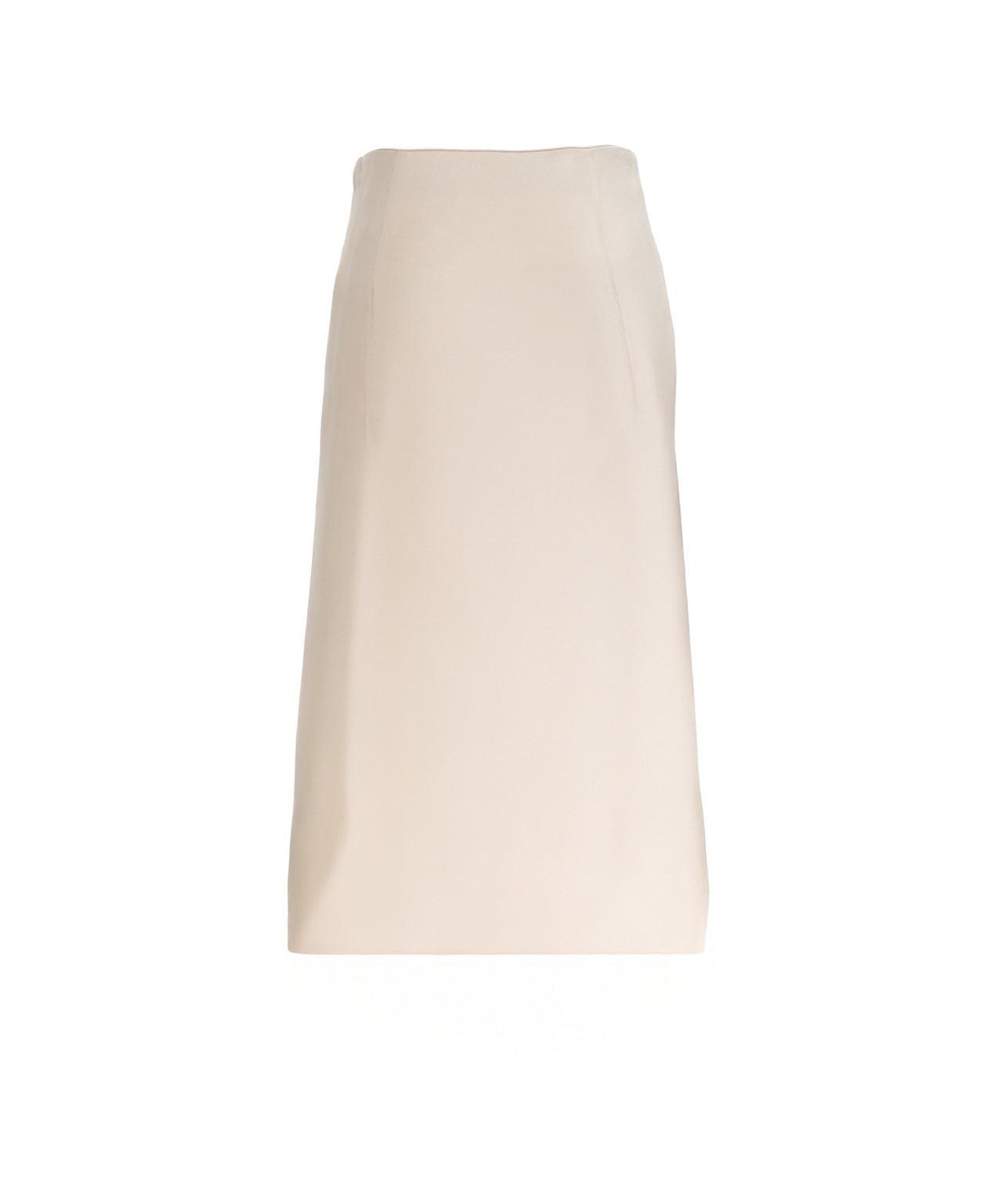 Satin midi skirt Product Image