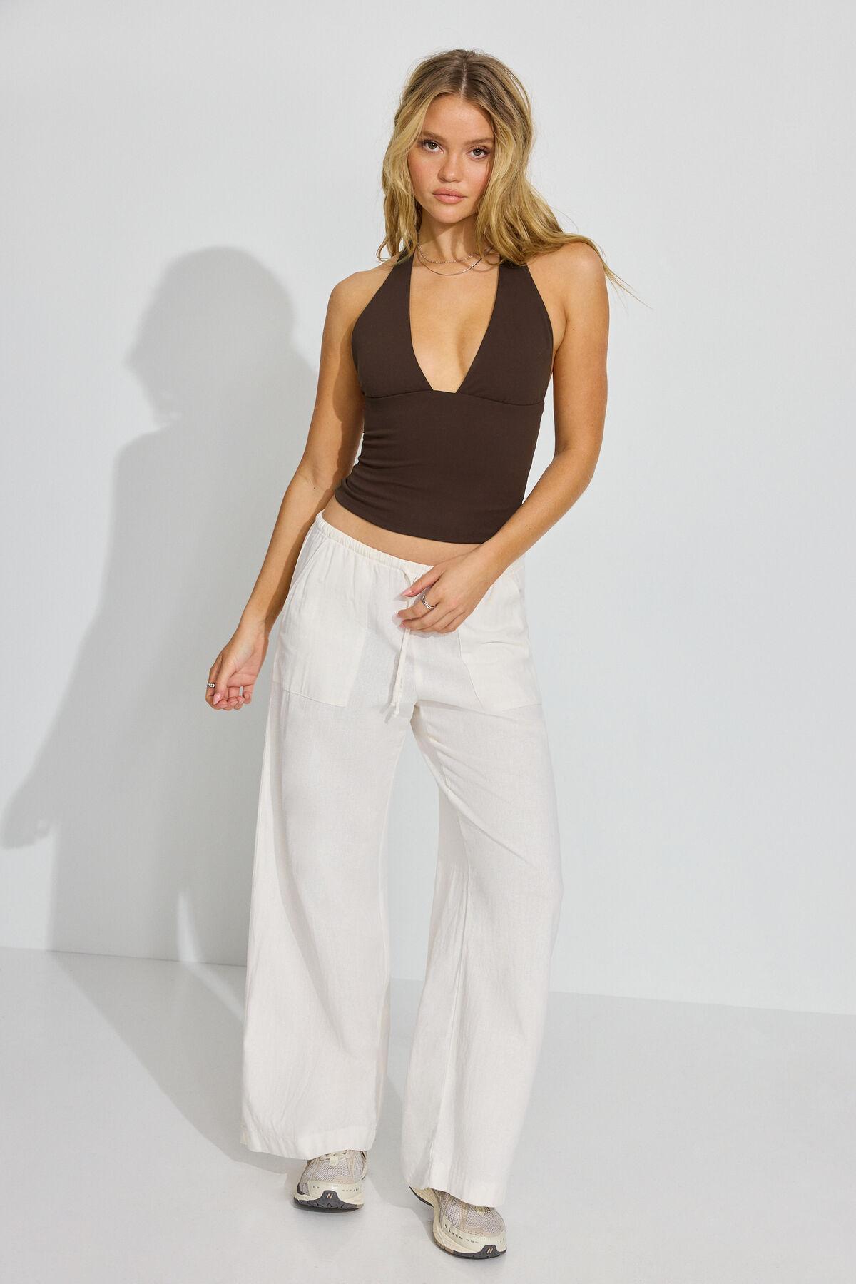 Pixie Plunge Halter Top Product Image