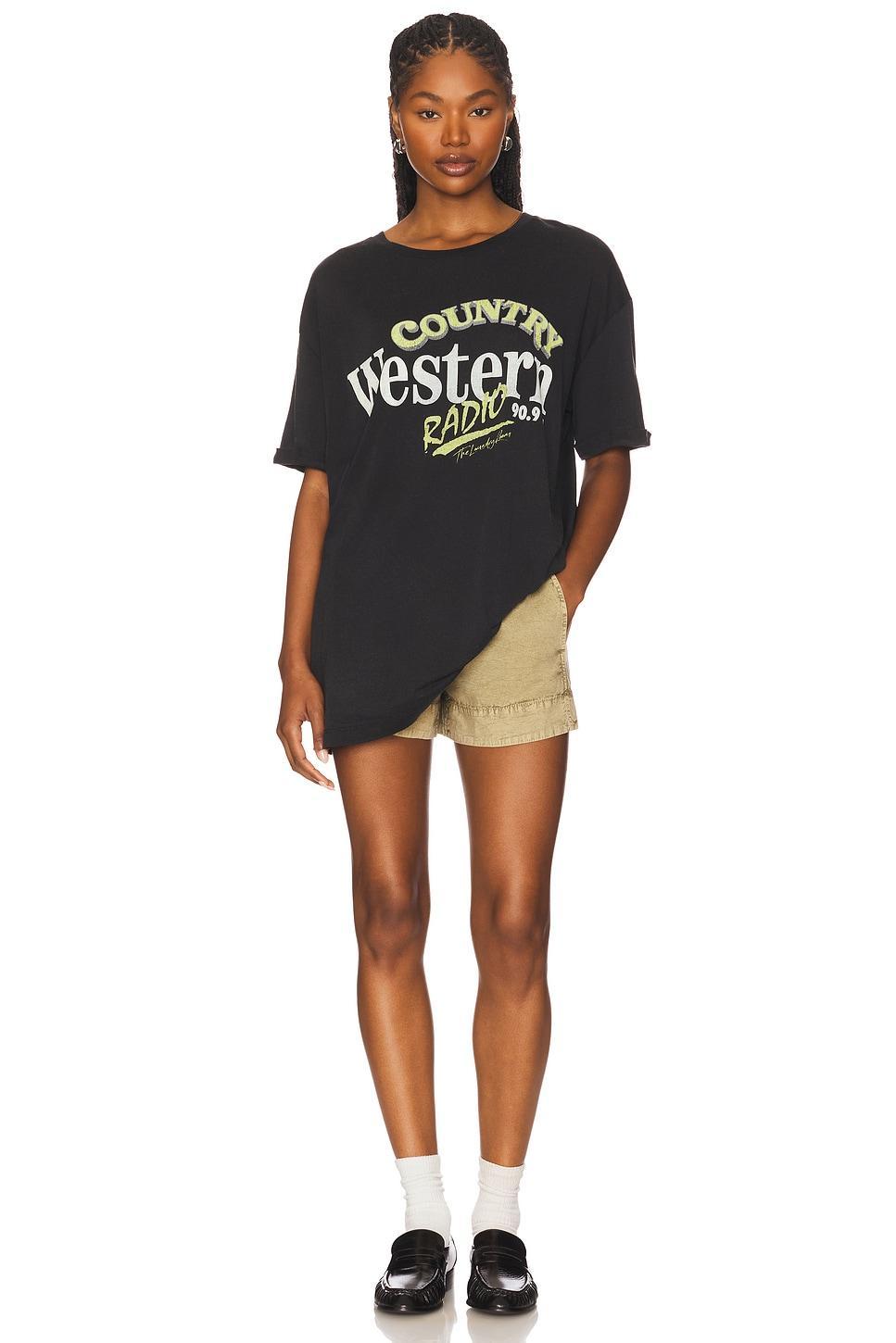 Country Western Radio Oversized Tee The Laundry Room Product Image