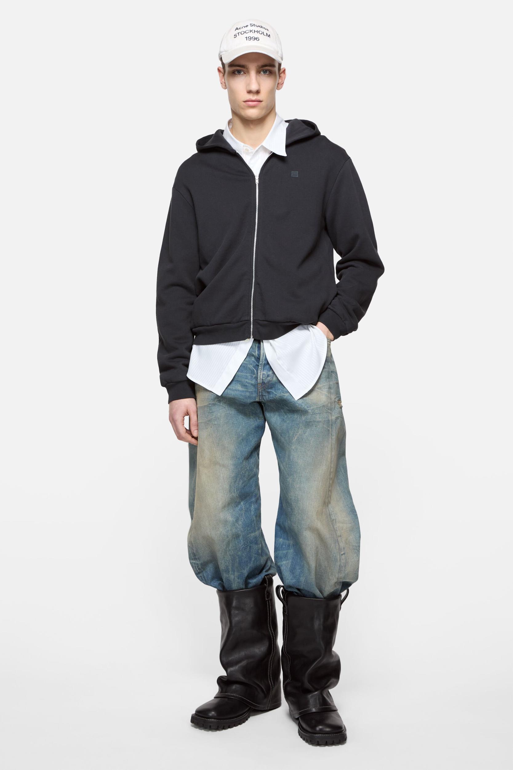 Hooded zipper sweater Product Image