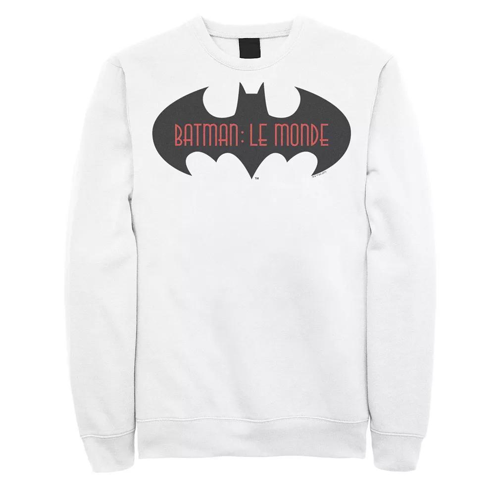 Men's Batman: Il Mondo Bat Logo Sweatshirt, Boy's,  Product Image