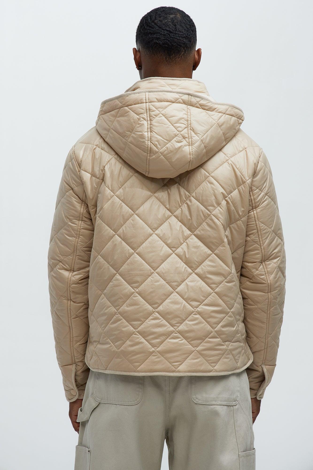 Better By Myself Quilted Jacket - Tan Product Image