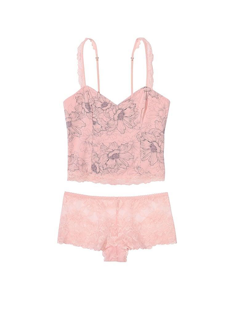 Modal & Lace Cropped Cami Set Product Image