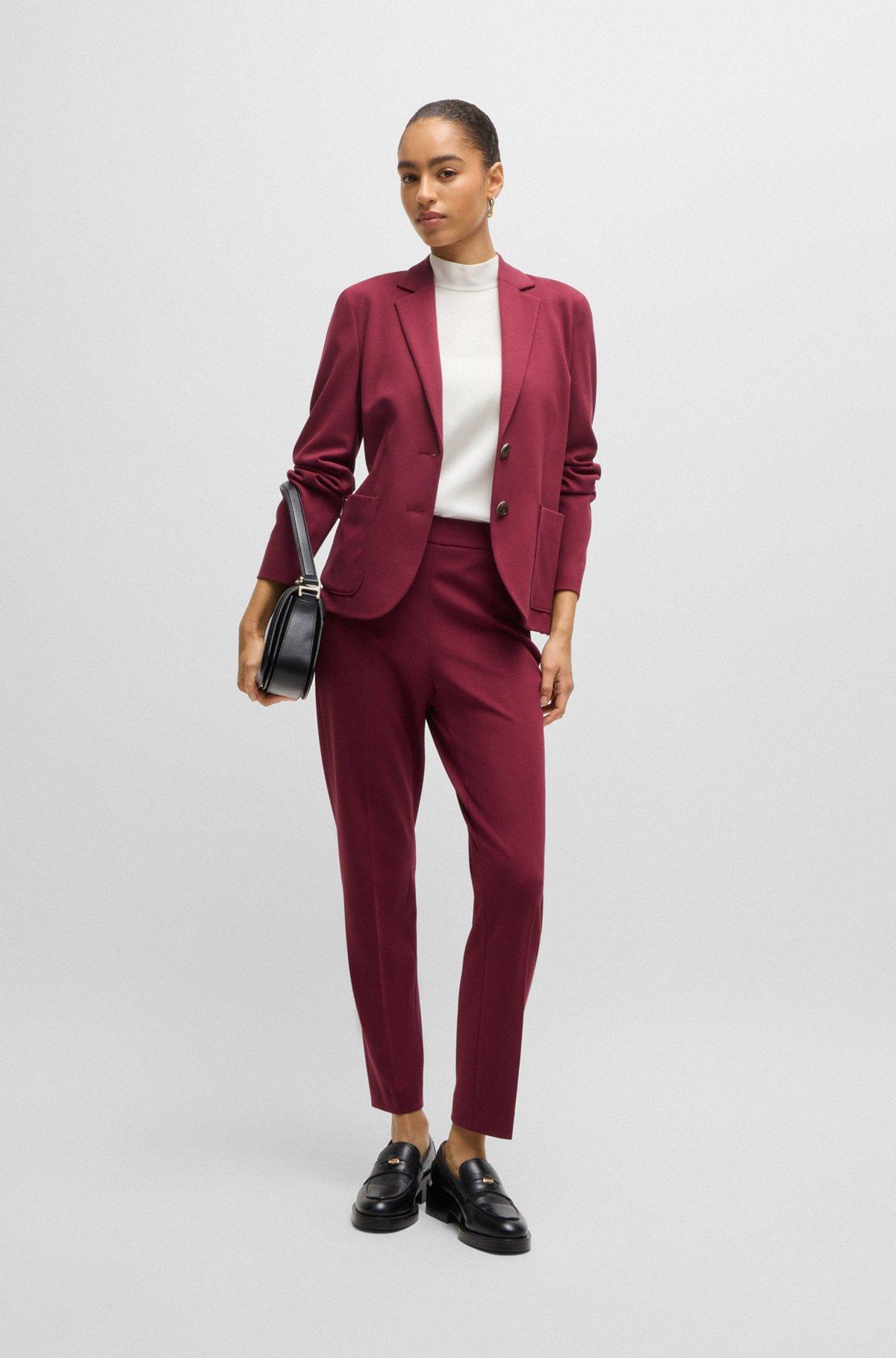 Extra-slim-fit jacket in stretch fabric Product Image