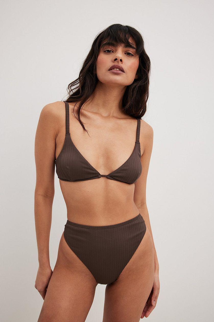 Pleated Bikini Top Product Image