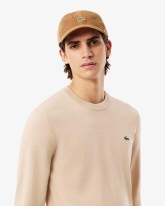 Monochrome Crew Neck Cotton Sweater Product Image