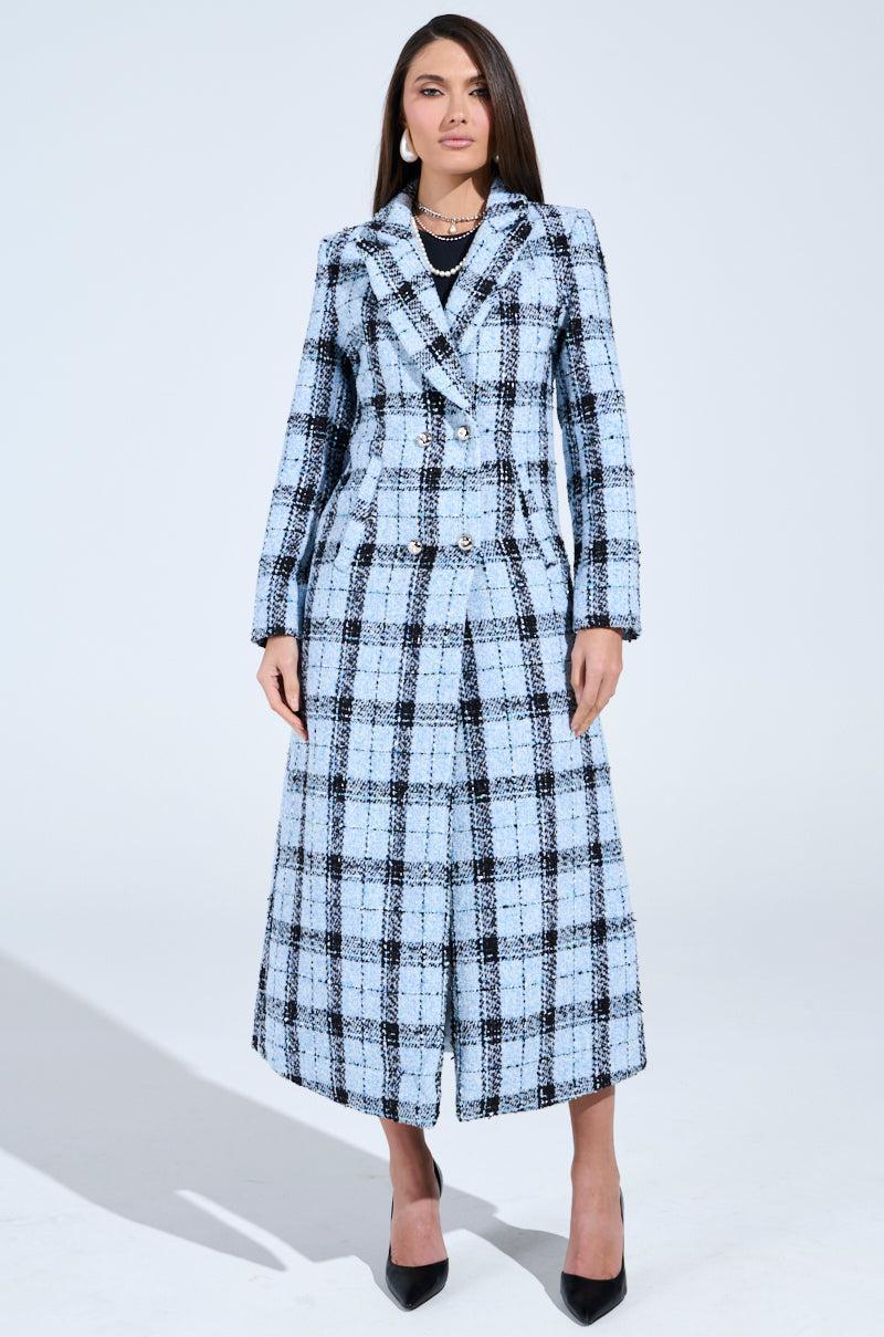 SMOOTH TRANSITION TWEED TRENCH Product Image