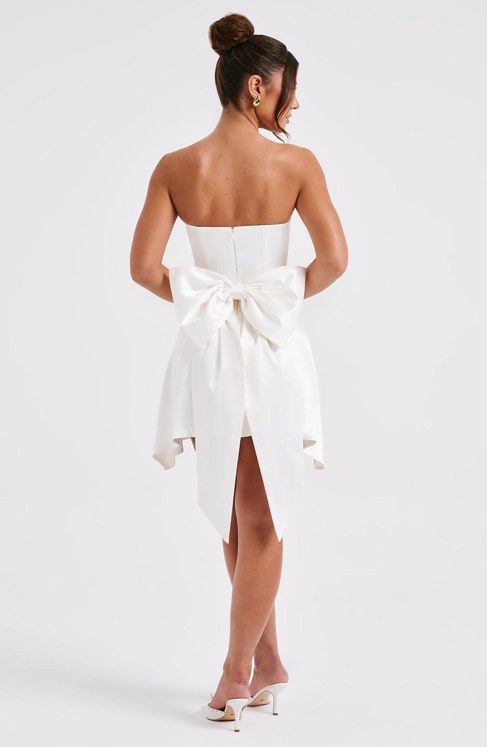 Freja Mini Dress - Ivory Product Image