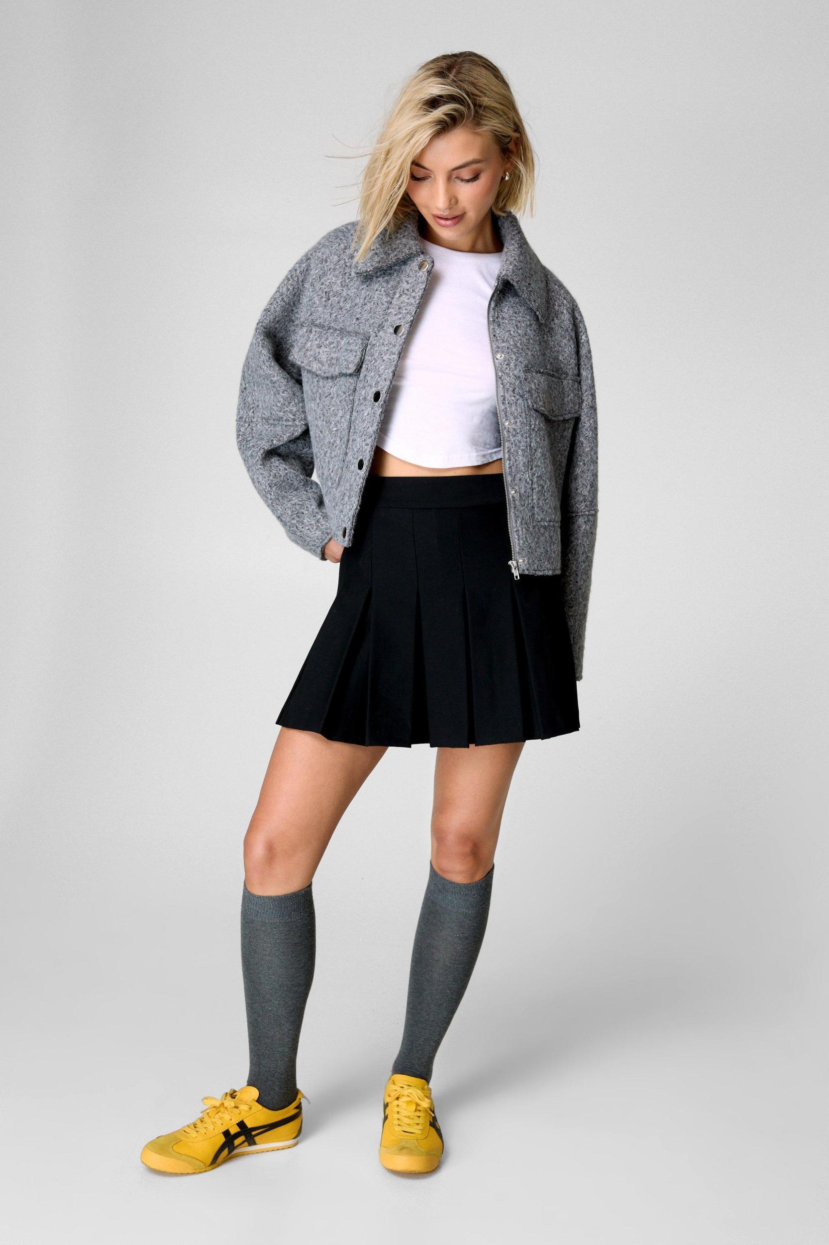 Textured Trucker Jacket Product Image