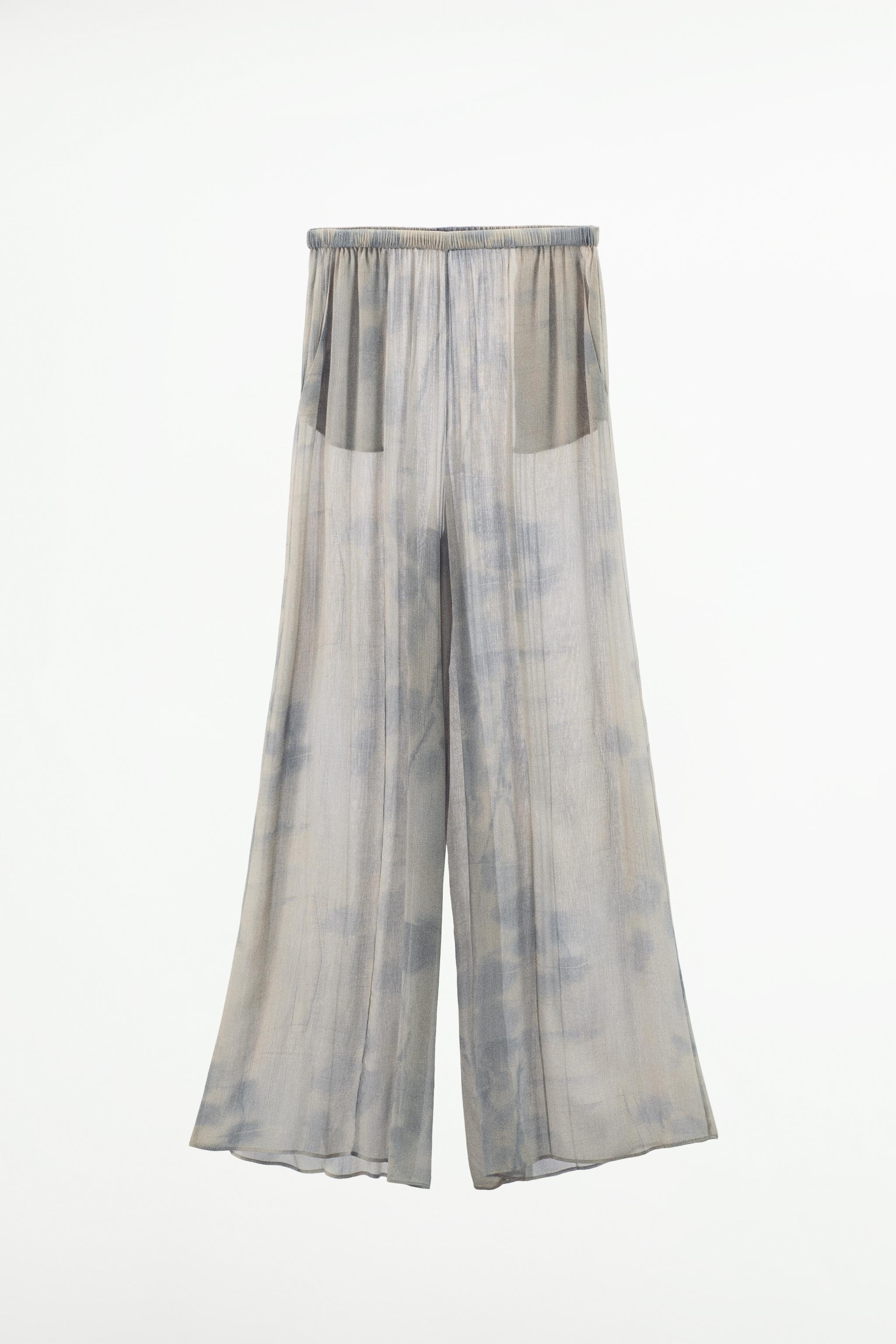 FLOWY TIE DYE PANTS Product Image