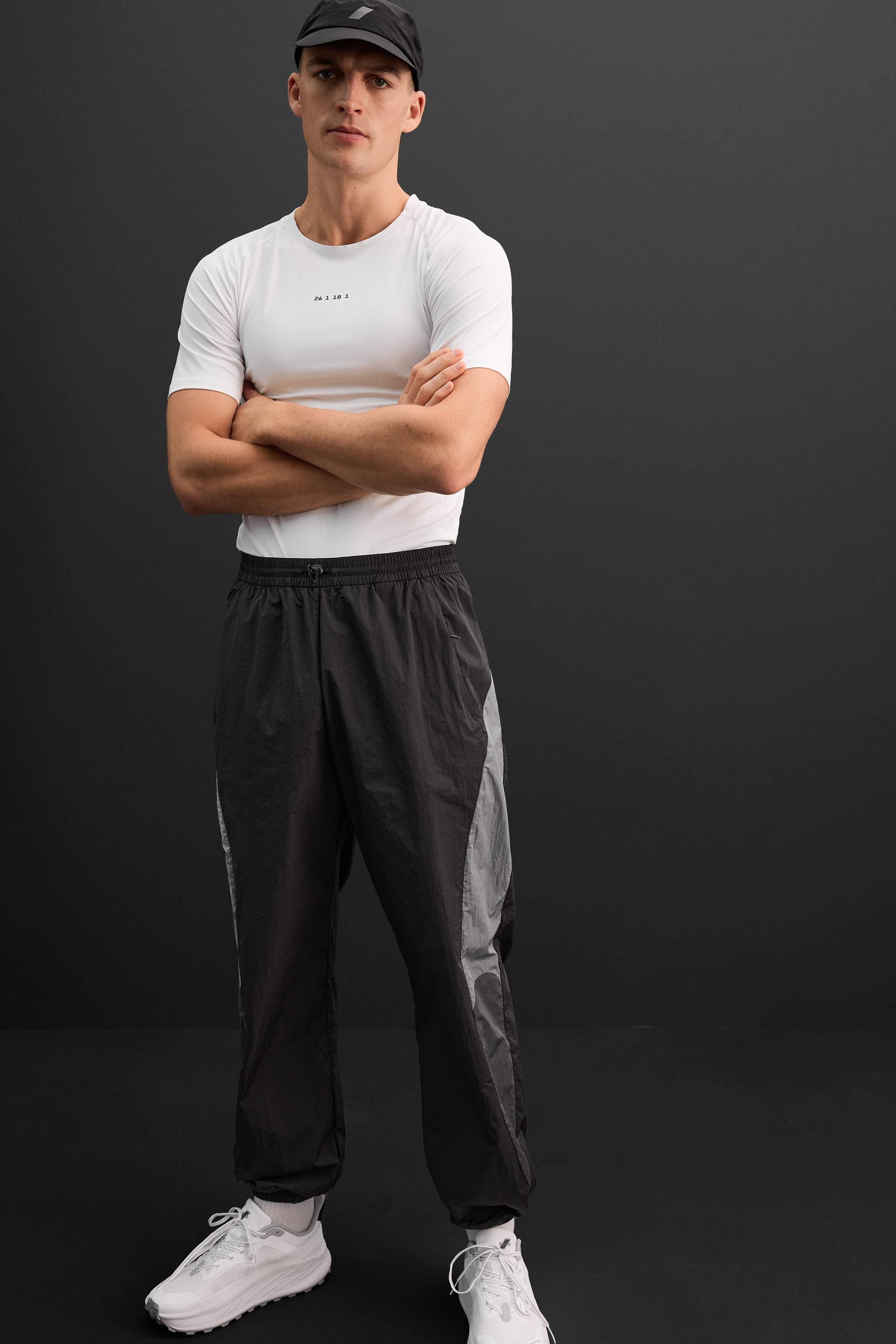 TECHNICAL FABRIC COLOR BLOCK JOGGERS Product Image