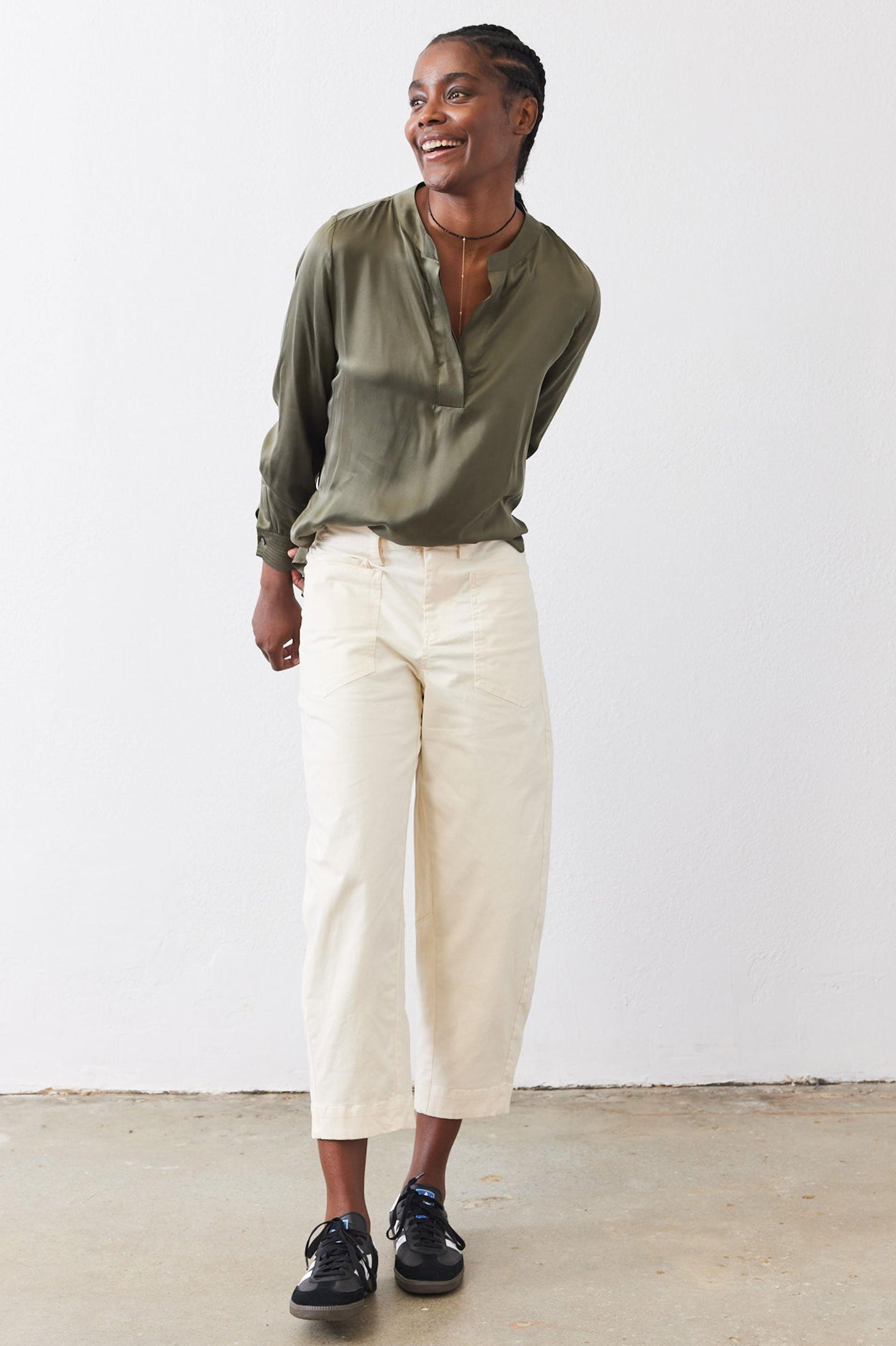 The Slouchy Soft Twill Pants Product Image