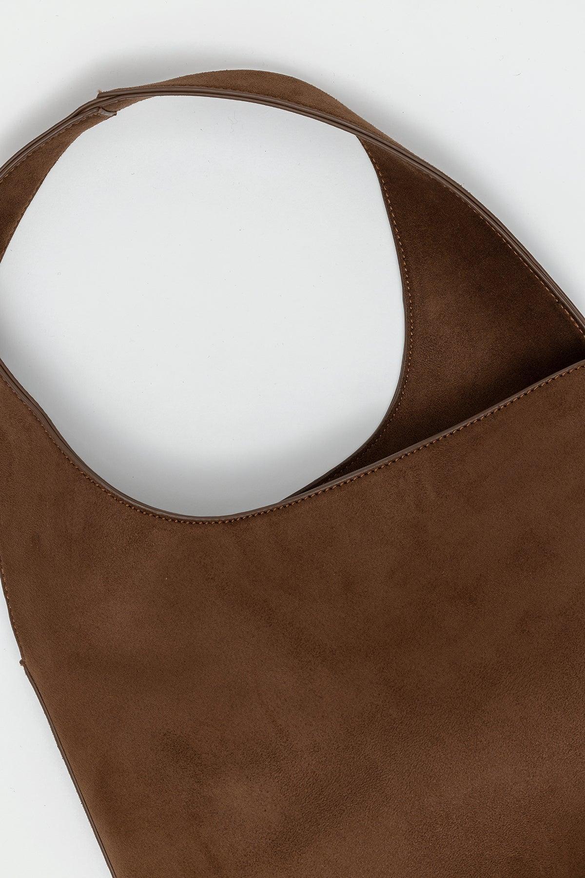 Faux Suede Shoulder Bag Product Image