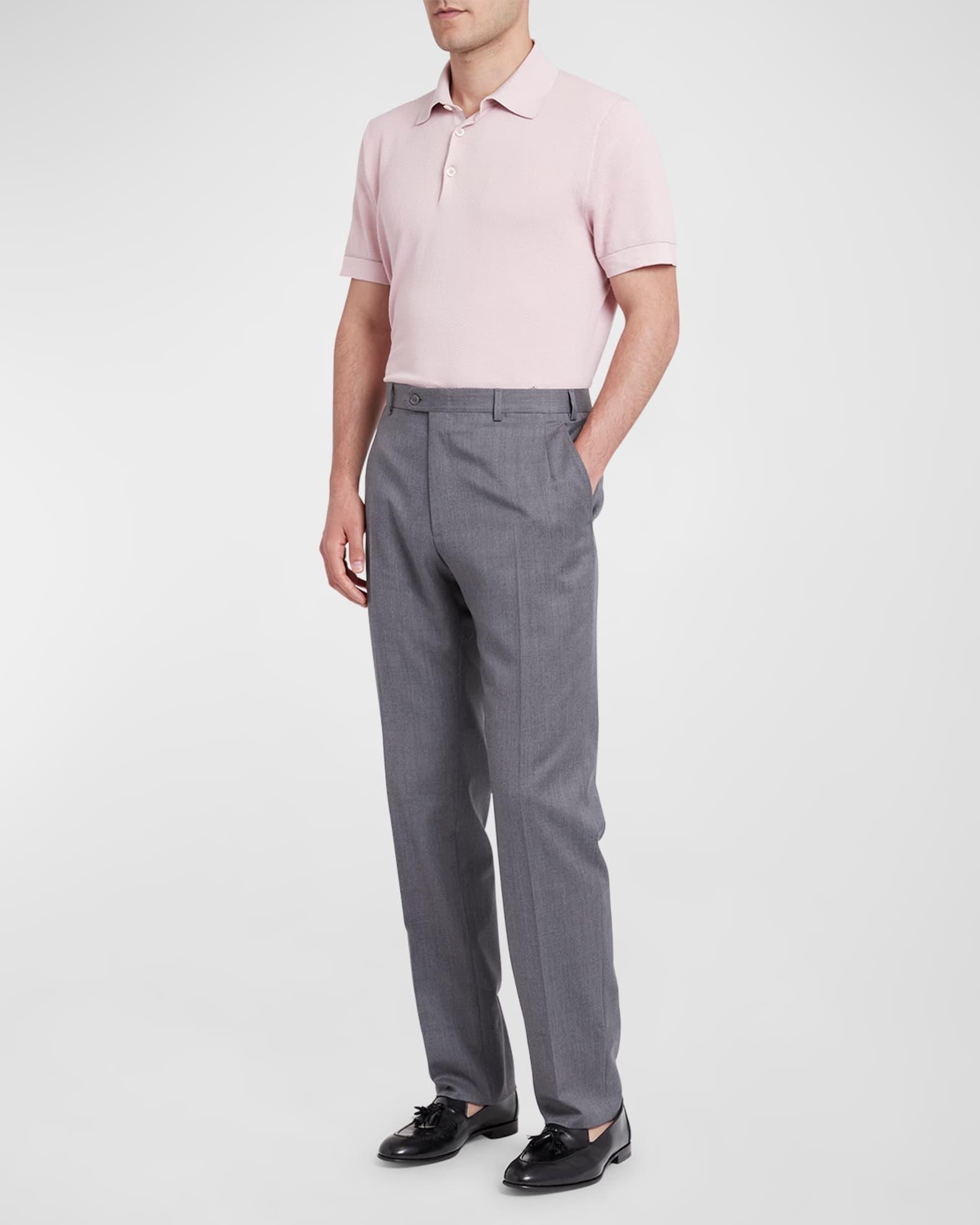 Men's Wool Twill Trousers Product Image