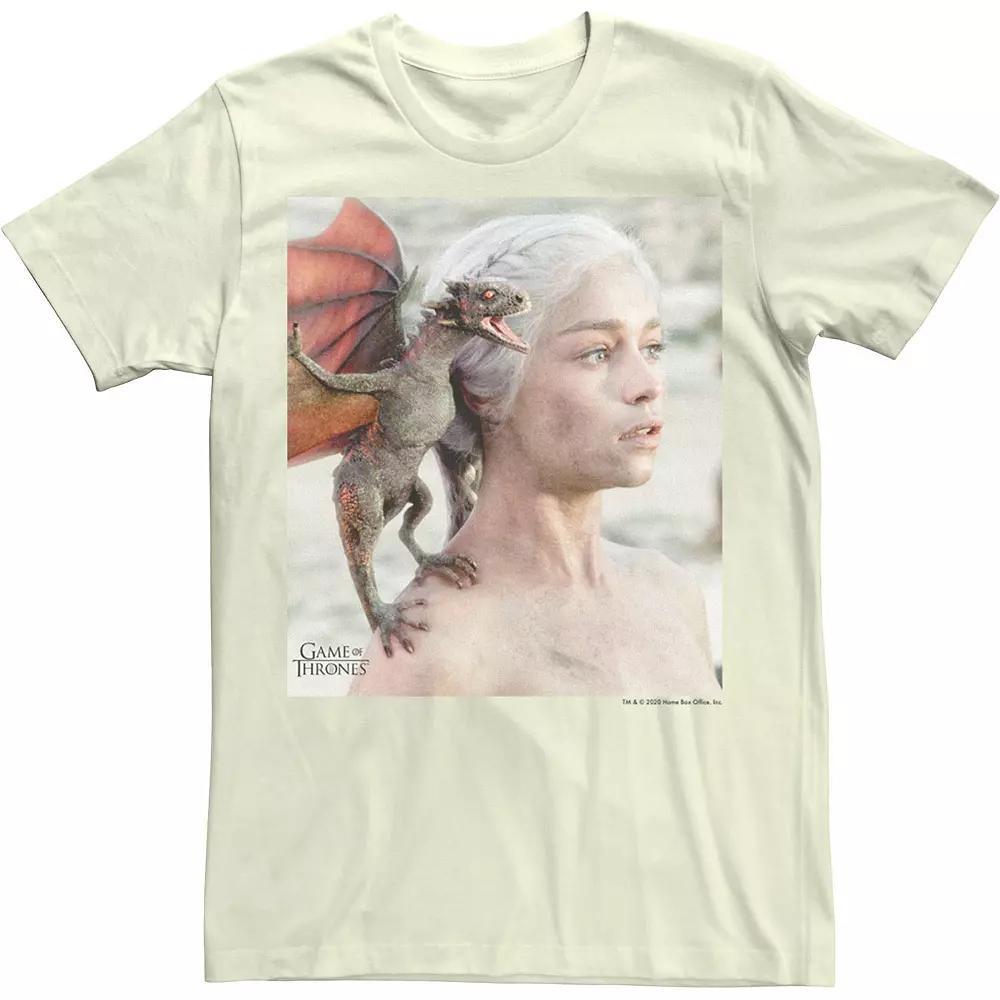 Men's Game Of Thrones Daenerys Mother Of Dragons Portrait Tee,  Product Image