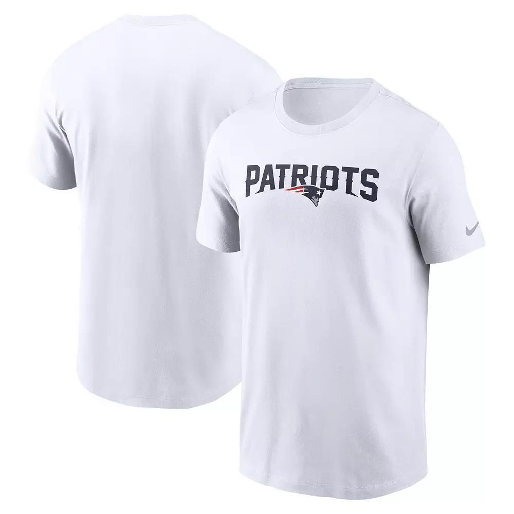 New England Patriots Primetime Wordmark Essential Nike Mens NFL T-Shirt | N19910A8K-NNM Product Image