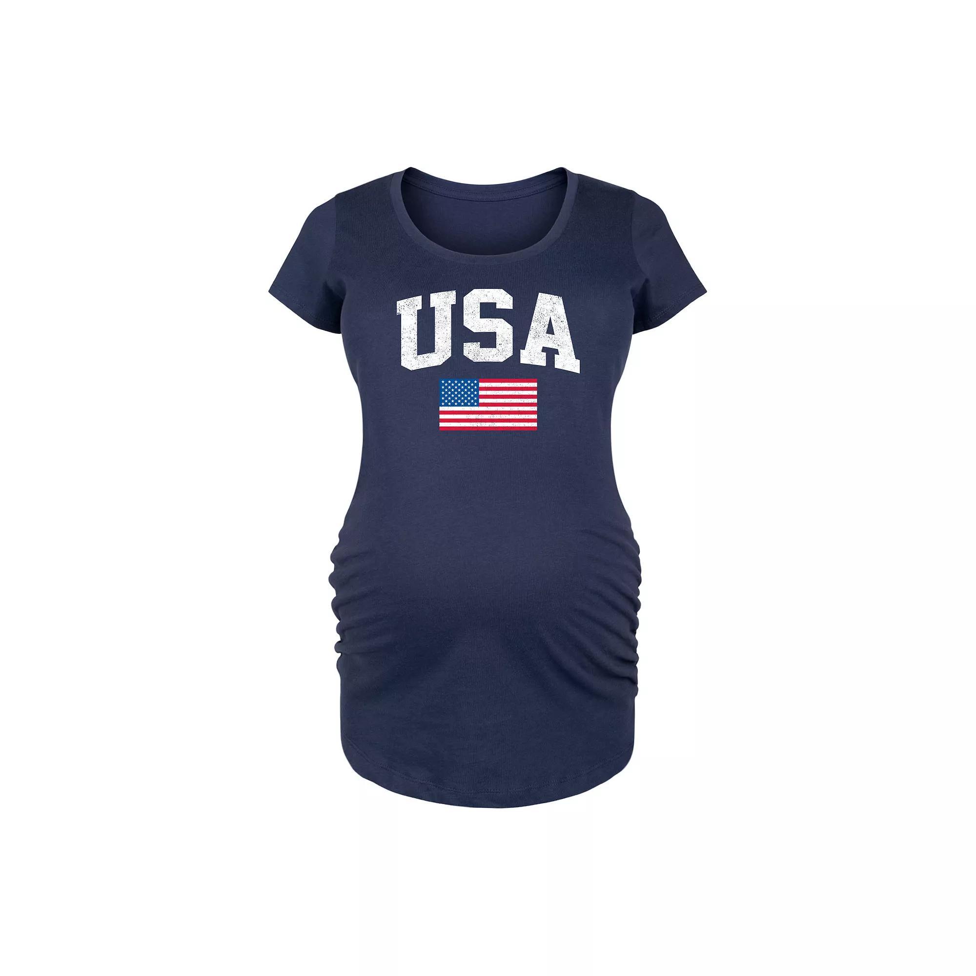 Disney's Minnie Mouse Maternity Best Mom Graphic Tee, Women's,  Product Image