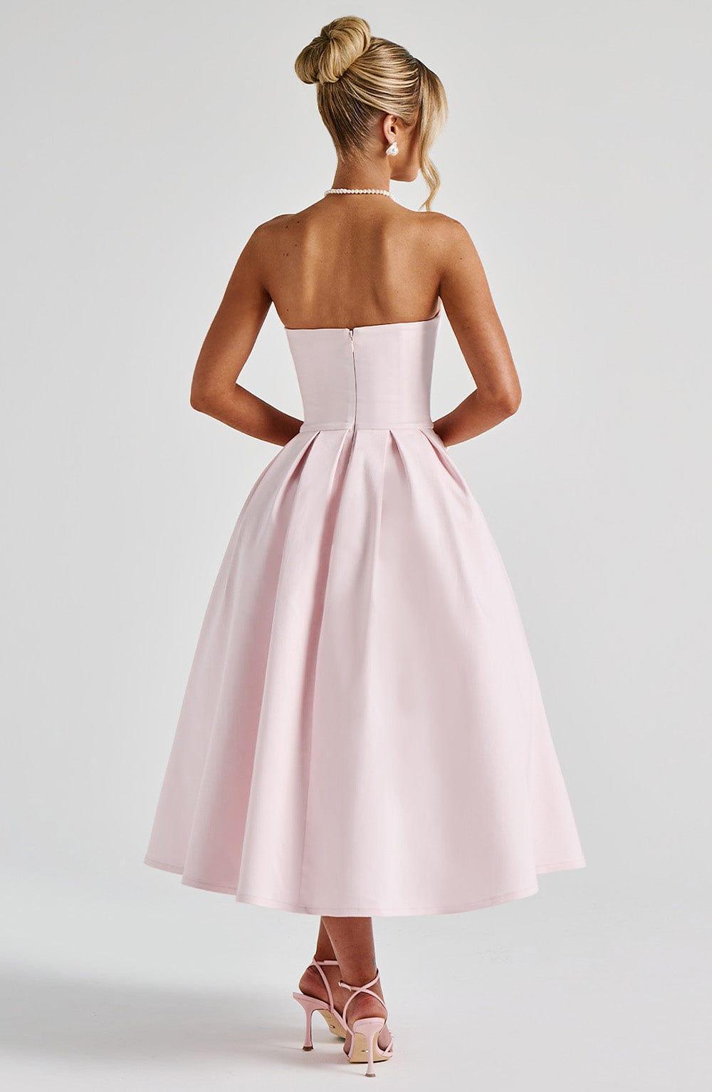 Edith Midi Dress - Blush Product Image