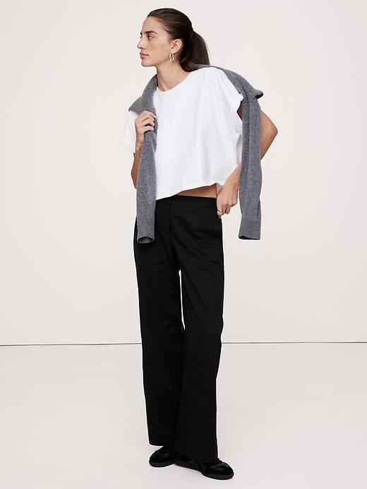 The Everyday Wide-Leg Linen Pant Product Image