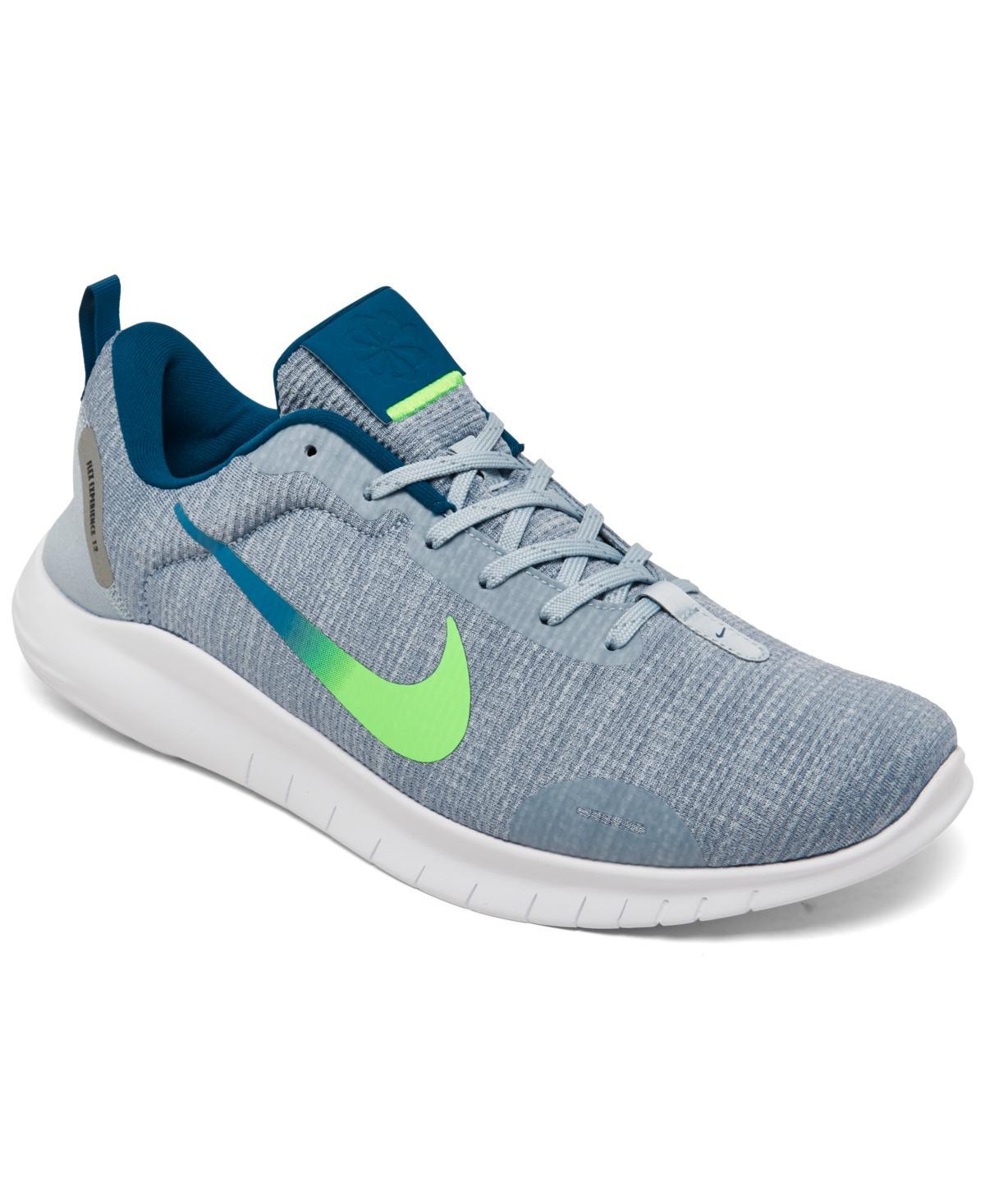 Nike Flex Experience Run 12 Mens Road Running Shoes Blue Blue Grey Product Image