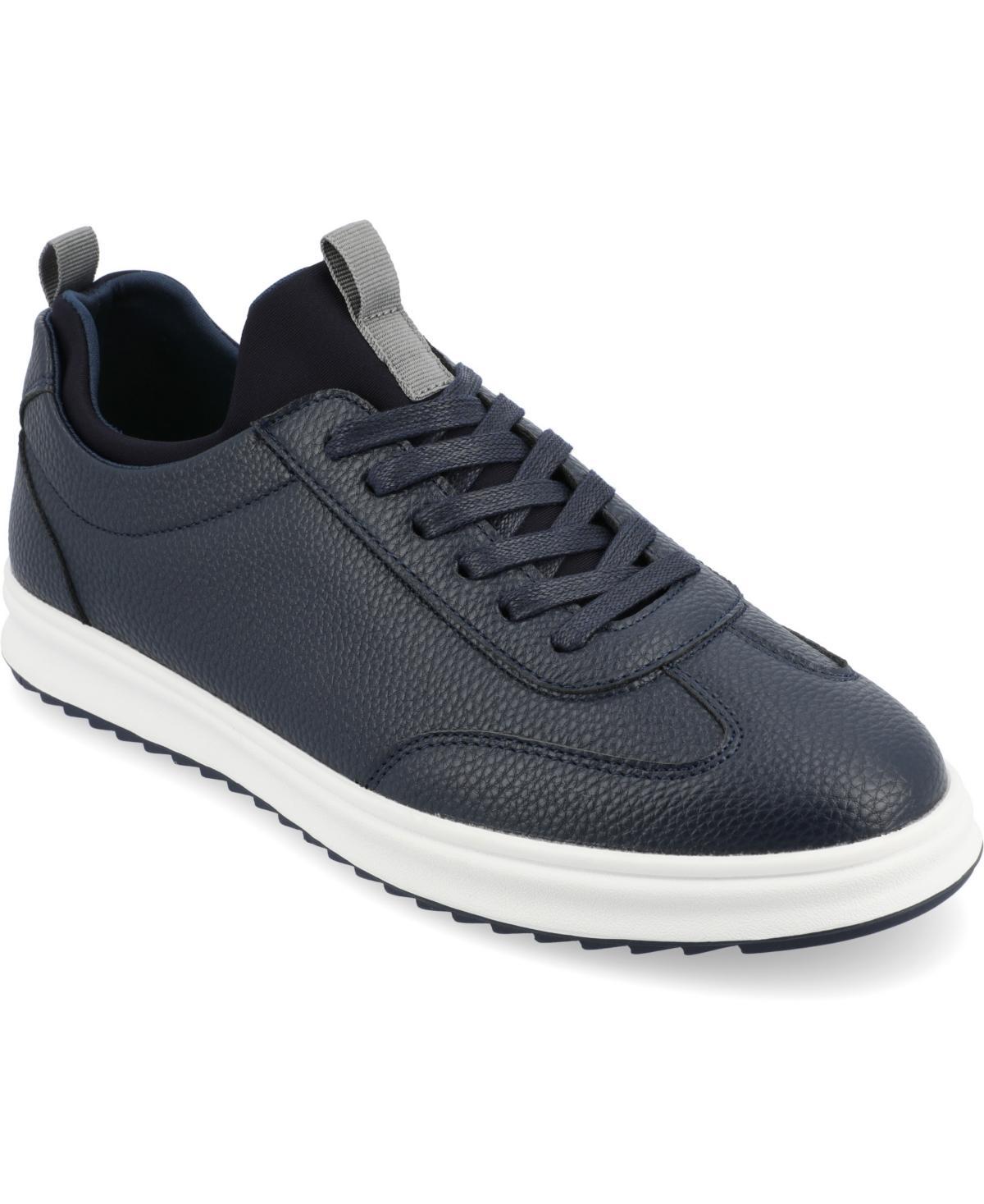 VANCE Orton Mens Tru Comfort Foam Lace-up Sneakers Blue Product Image