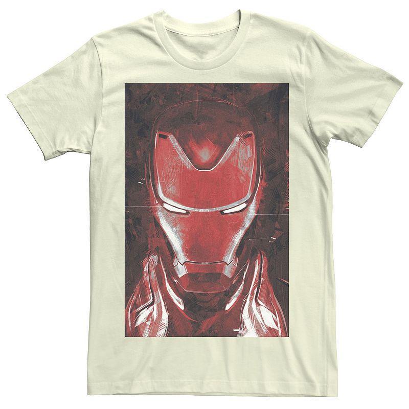 Men's Marvel Avengers Endgame Red Iron Man Portrait Graphic Tee, Size: XXL, Athletic Grey Product Image