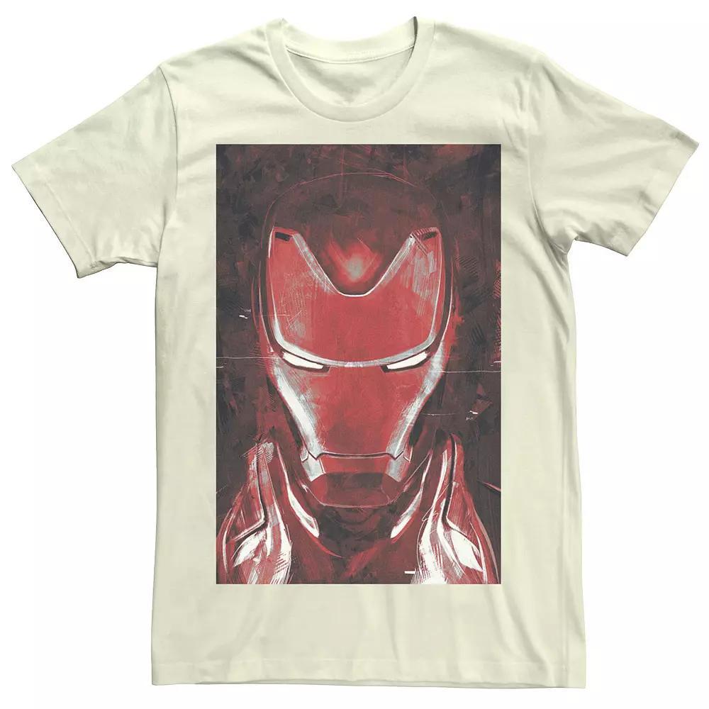 Men's Marvel Avengers Endgame Red Iron Man Portrait Graphic Tee,  Product Image