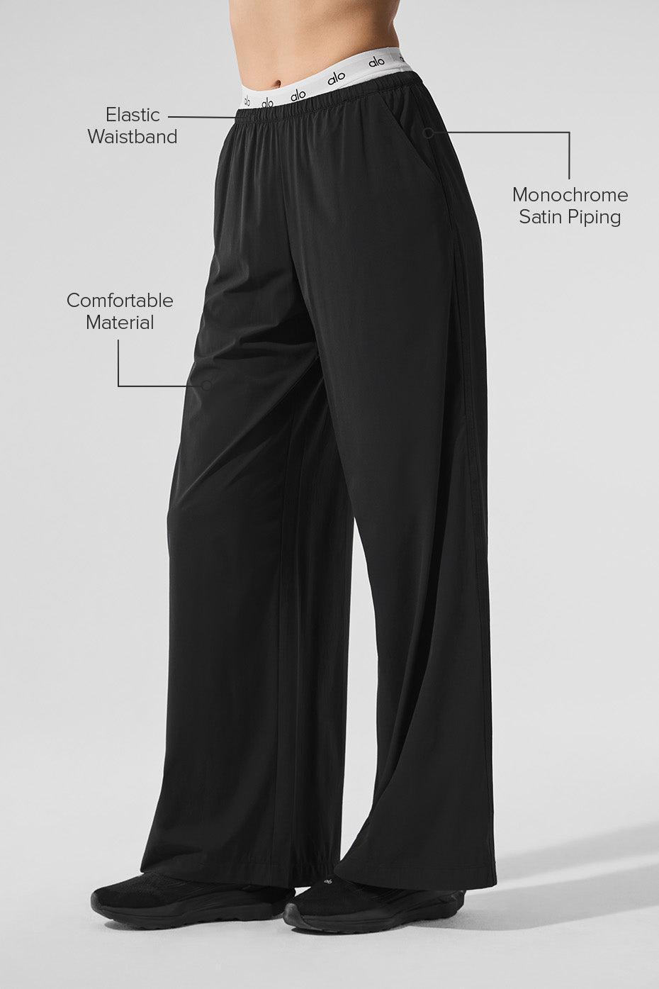 Breezy Wide Leg Pant - Black Product Image