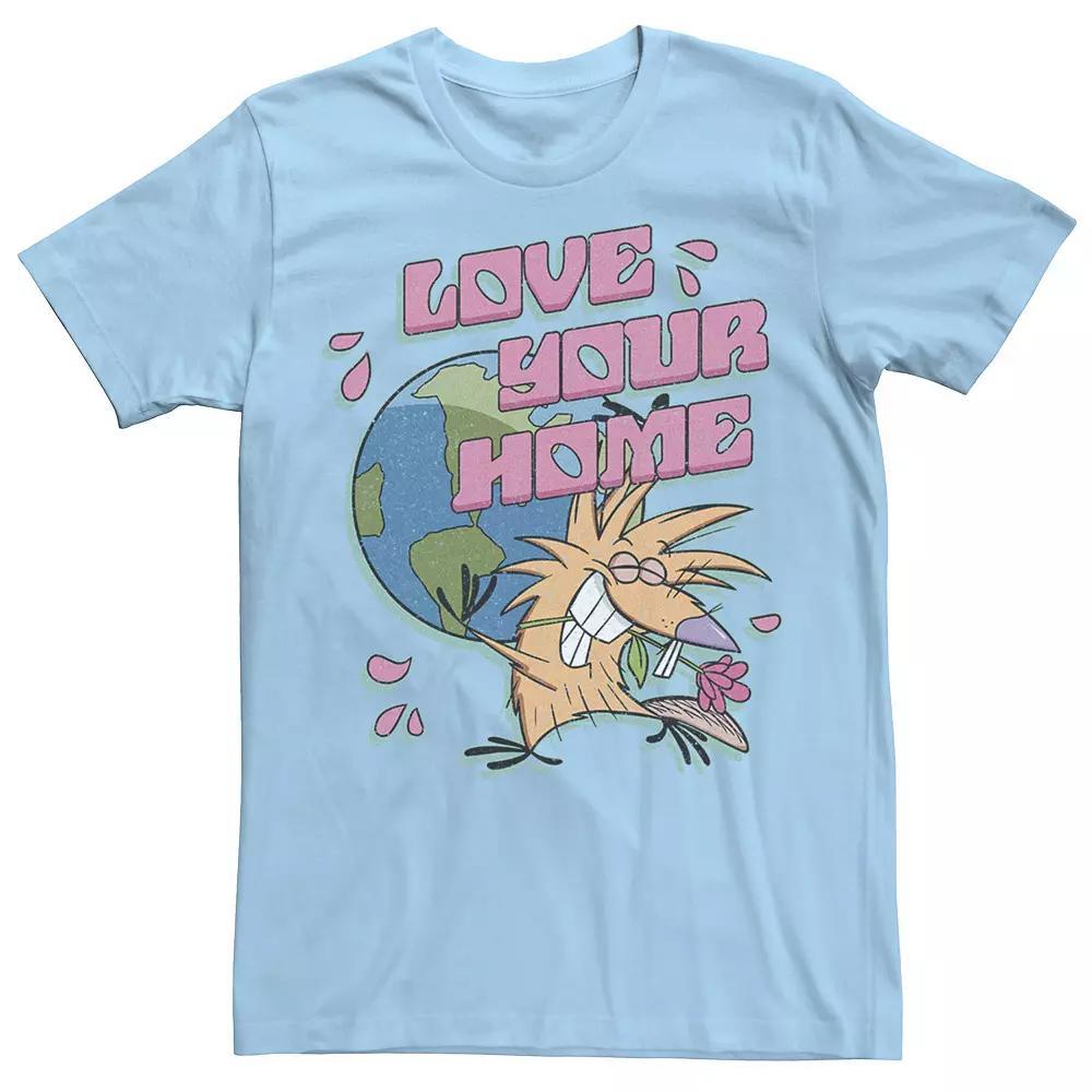 Men's Nickelodeon Angry Beavers Norbert Love Your Home Earth Tee,  Product Image