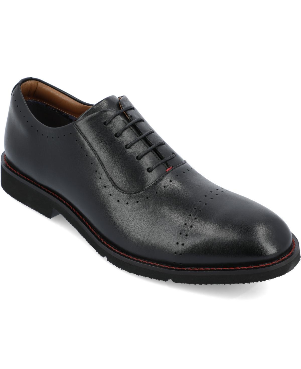 Thomas & Vine Morey Perforated Mens Leather Oxfords Red Product Image