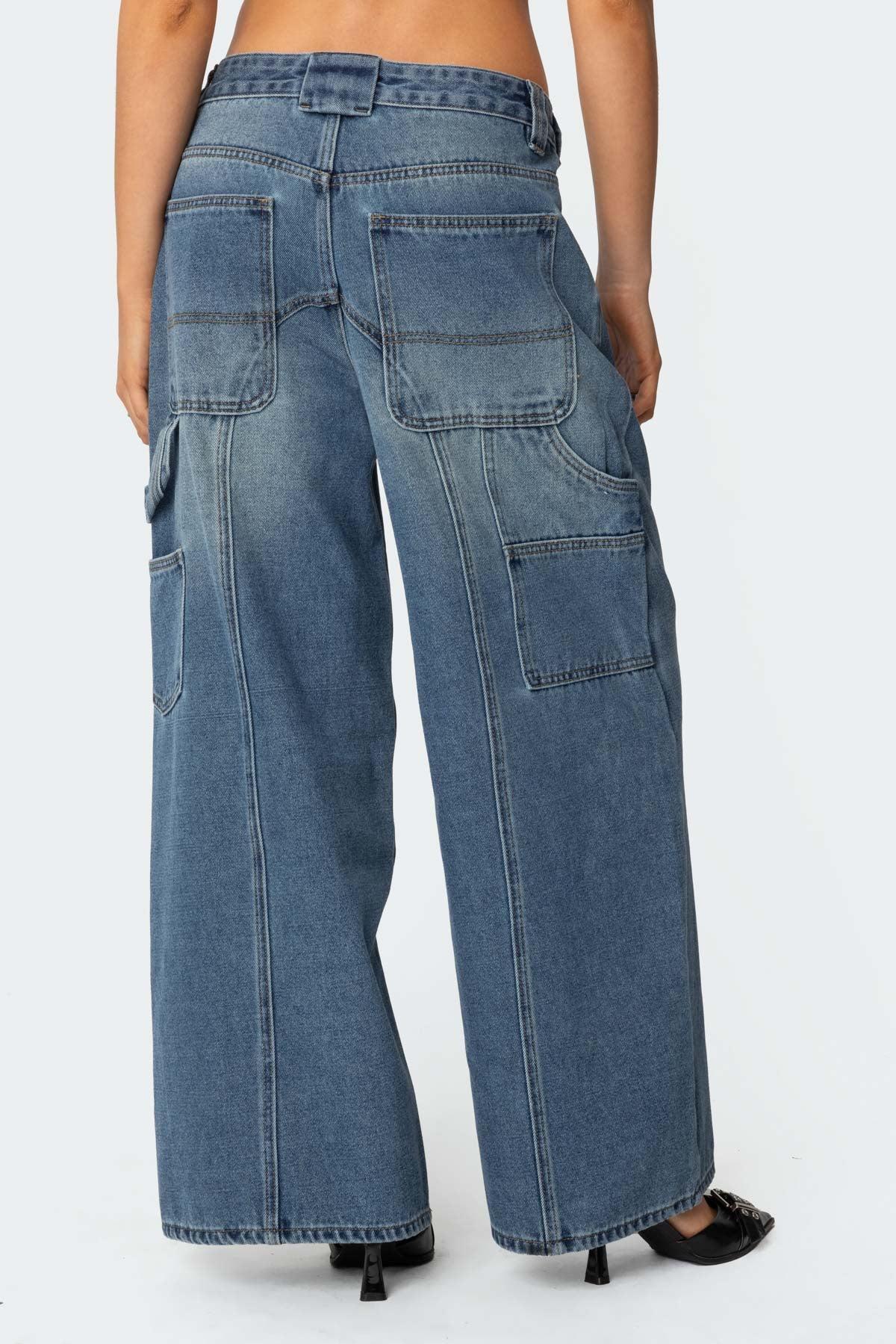 Tal Baggy Low Rise Carpenter Jeans Product Image