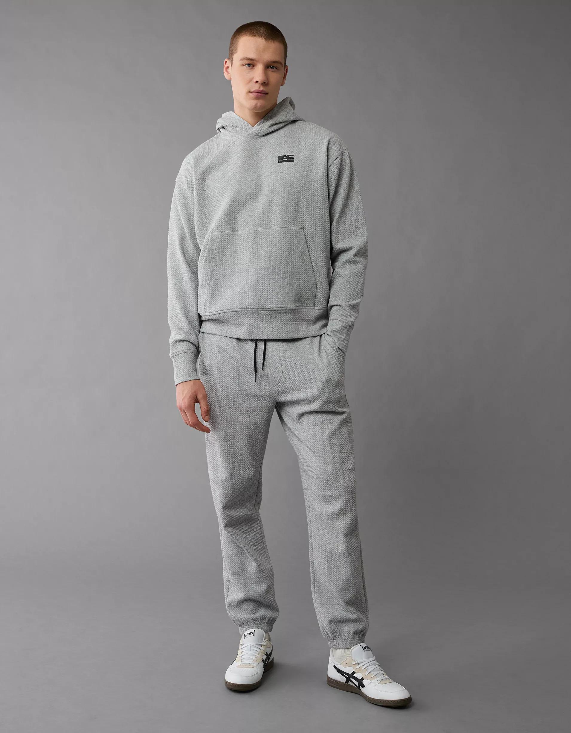 AE 24/7 Textured Fleece Hoodie Product Image