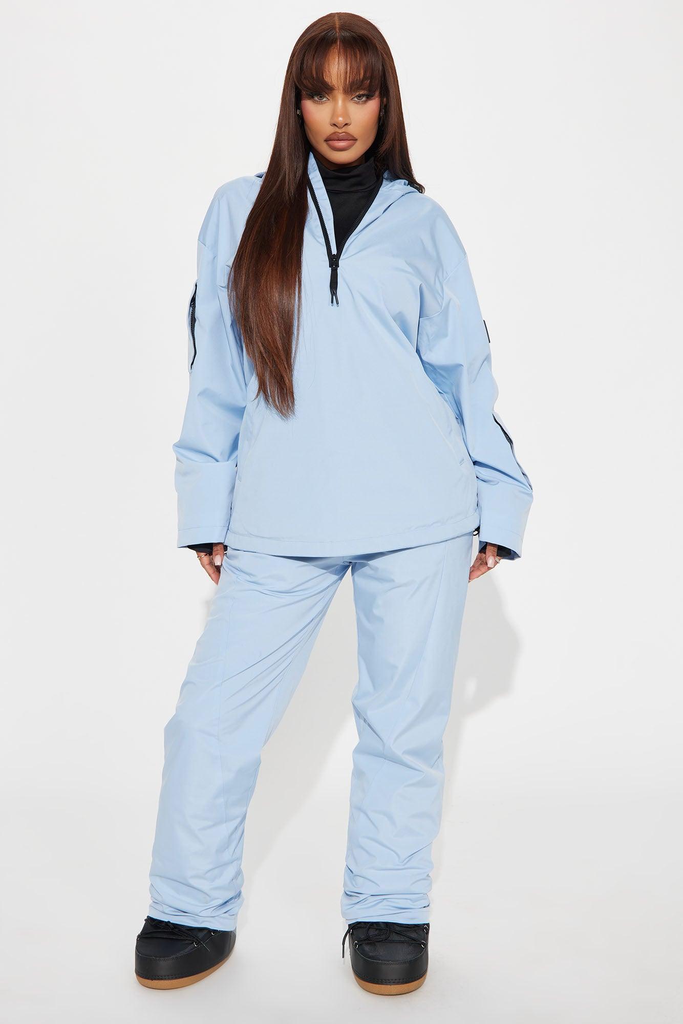 Snow Much Fun Snowboard Jacket - Light Blue Product Image