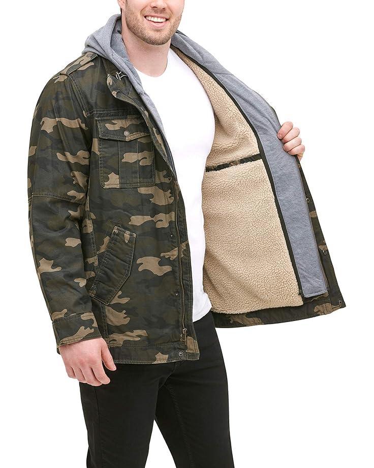 Two-Pocket Hoodie with Zip Out Jersey Bib/Hood and Sherpa Lining Product Image