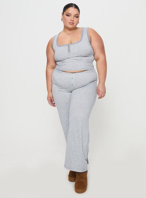 Waffles Stripe Sleep Set Multi Curve Product Image