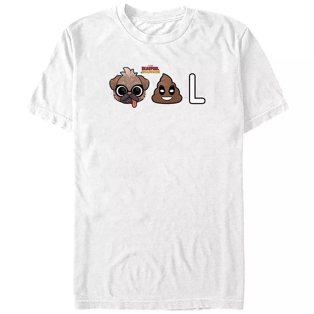 Big & Tall Marvel Deadpool & Wolverine Dogpool Emojis Graphic Tee, Men's,  Product Image