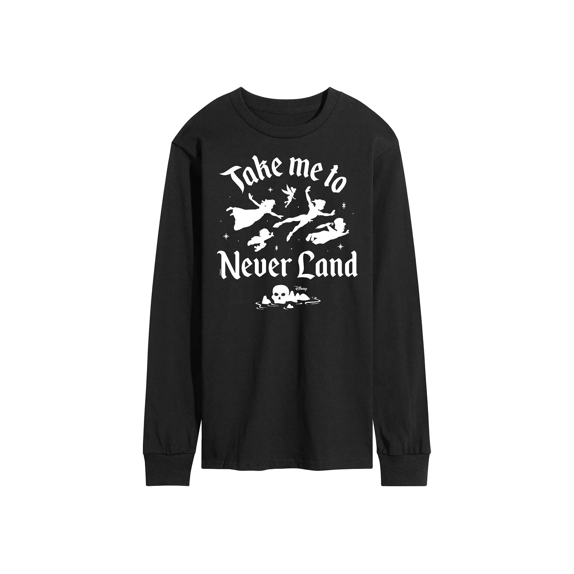 Disney's Peter Pan Men's Never Land Long Sleeve,  Product Image