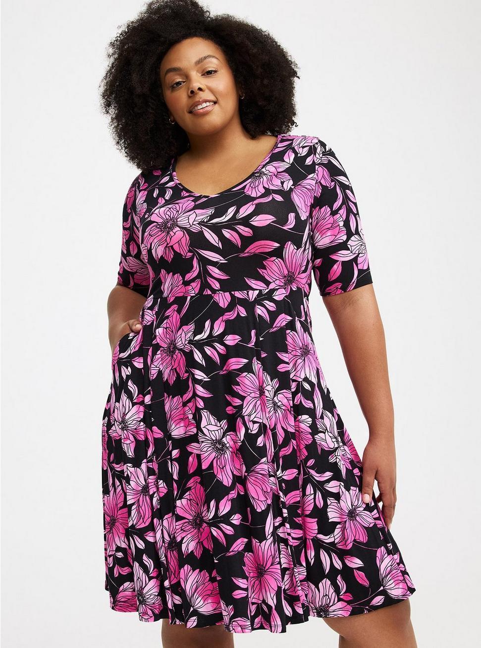 Mini Super Soft Skater Dress Product Image