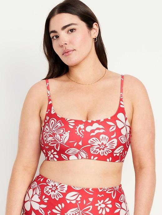 Scoop-Neck Bikini Swim Top Product Image