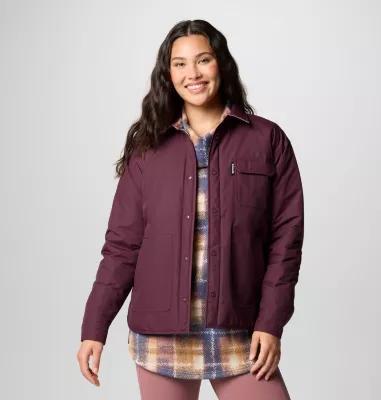 Columbia Women's Longhorn Ridge Reversible Shirt Jacket- Product Image