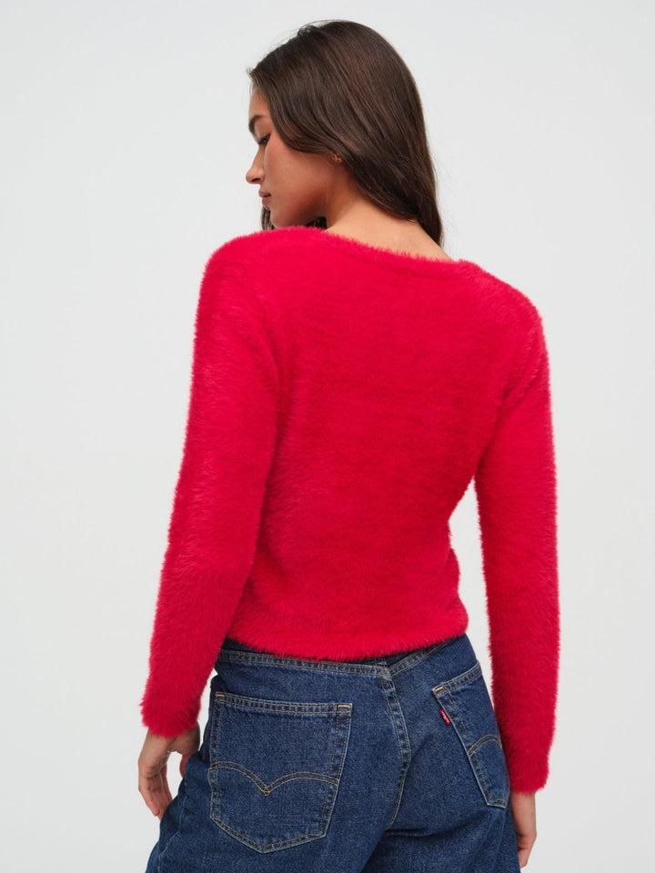 Belinda Cardigan — Red Product Image