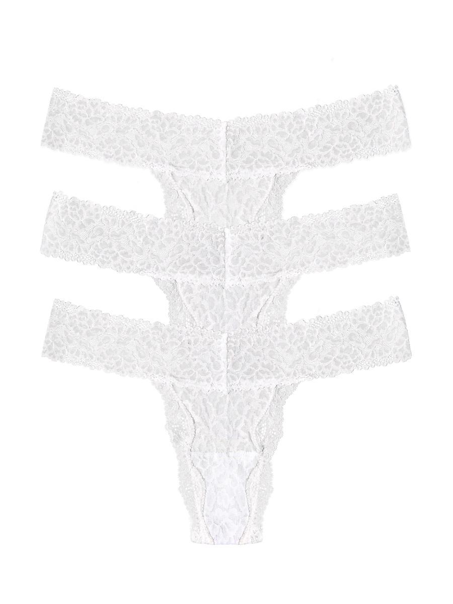 Womens 3-Pack Lace Thongs Product Image