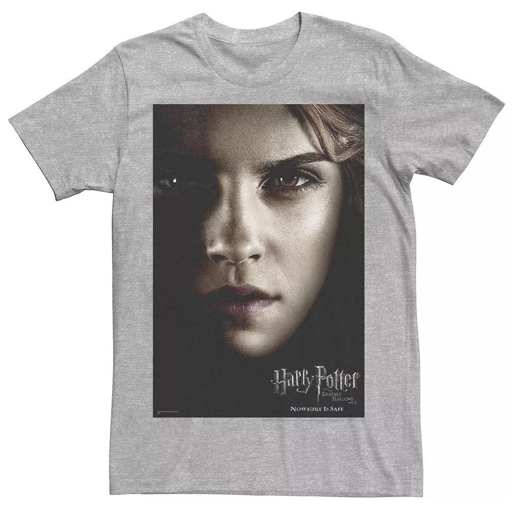 Men's Harry Potter Deathly Hallows Hermione Character Poster Graphic Tee,  Product Image