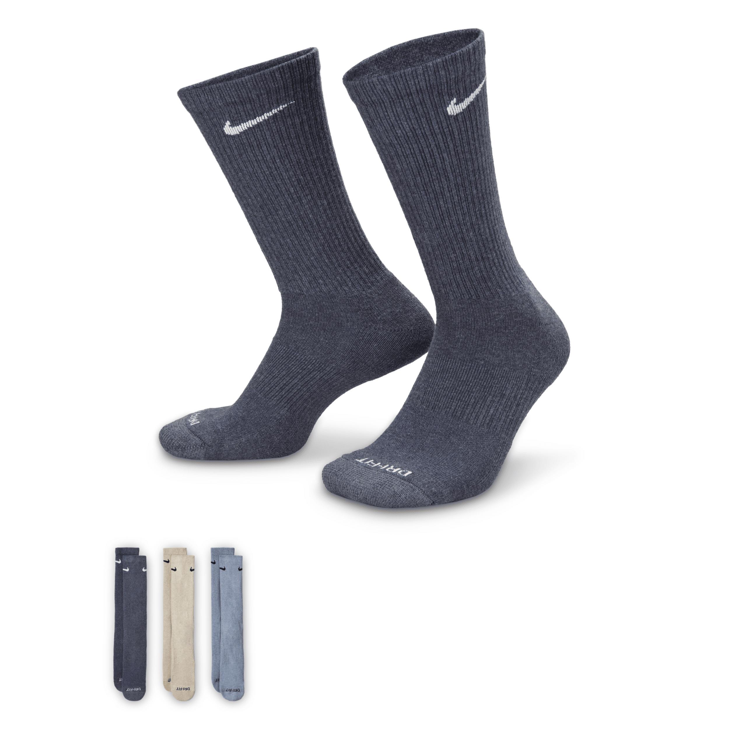 Nike Unisex Everyday Plus Cushioned Training Crew Socks (3 Pairs) Product Image