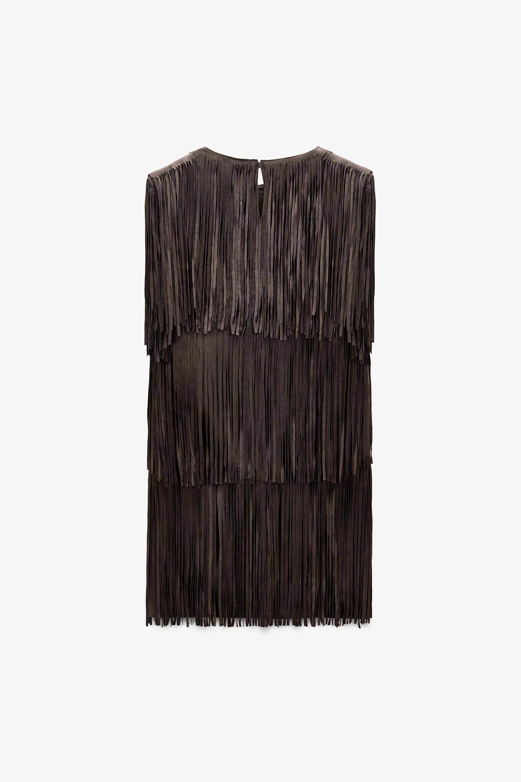LIMITED EDITION SUEDE FRINGE DRESS Product Image